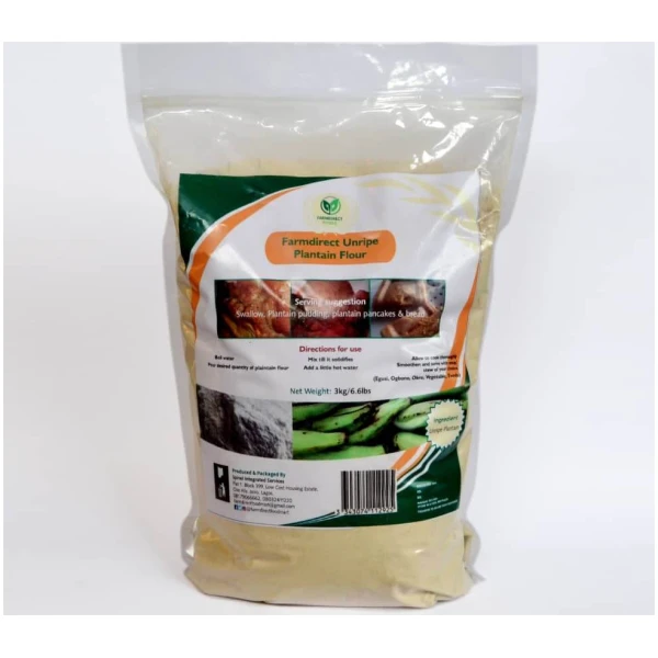 FarmDirect Unripe Plantain Flour 1KG
