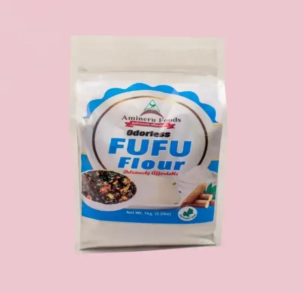 Amineru Odorless Fufu Flour 1Kg Pack